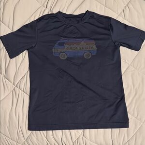 Patagonia Kids Dark Blue Van Graphic Tee